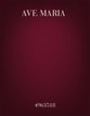 Ave Maria SA choral sheet music cover